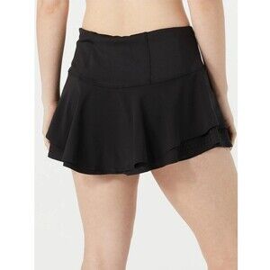 LUCKY IN LOVE Black Tech Vibrance Skirt Skort Size XL NWT Tennis Golf NEW